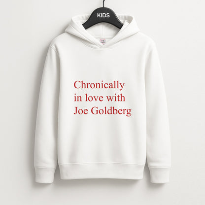 Chronically In Love With Joe Unisex Kids Hoodie