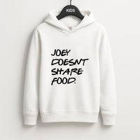 Joey Doesn't Share Food, Black Kids Hoodie