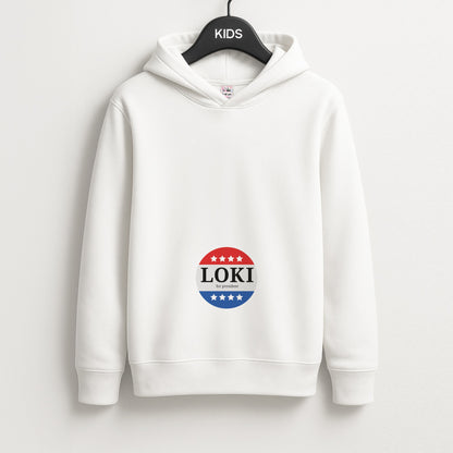 Loki For President Unisex Kids Hoodie