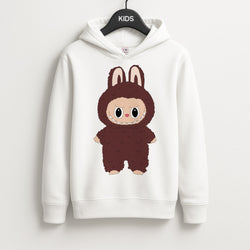 Cute Brown Monster Unisex Kids Hoodie