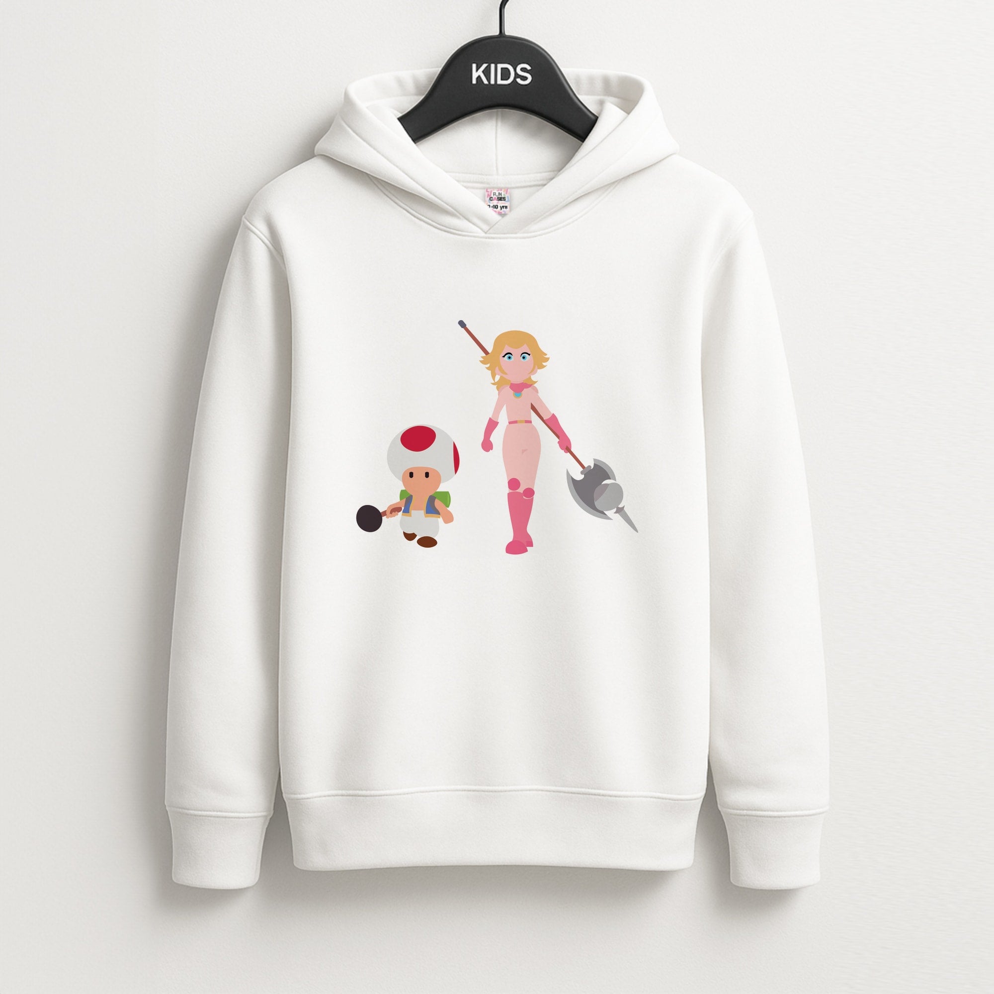Toad And Peach Kids Hoodie