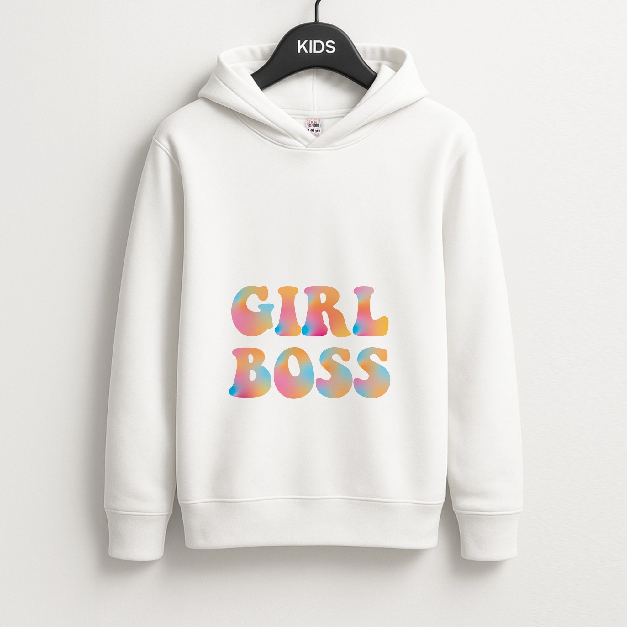 Girl Boss - Aesthetic Quote Kids Hoodie