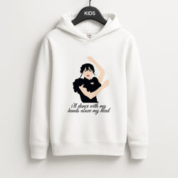 I'll Dance With My Hands Above My Head Wednesday Unisex Kids Hoodie