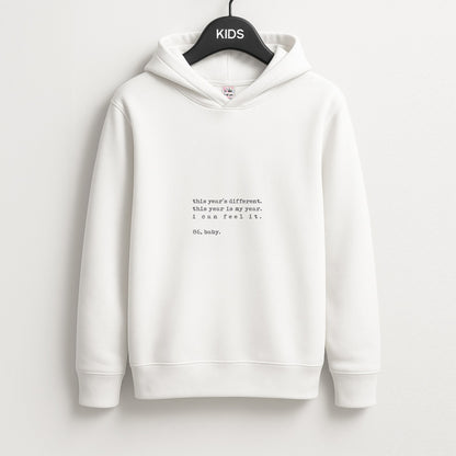 This Year's Different - Eddie Munson Stranger Unisex Kids Hoodie