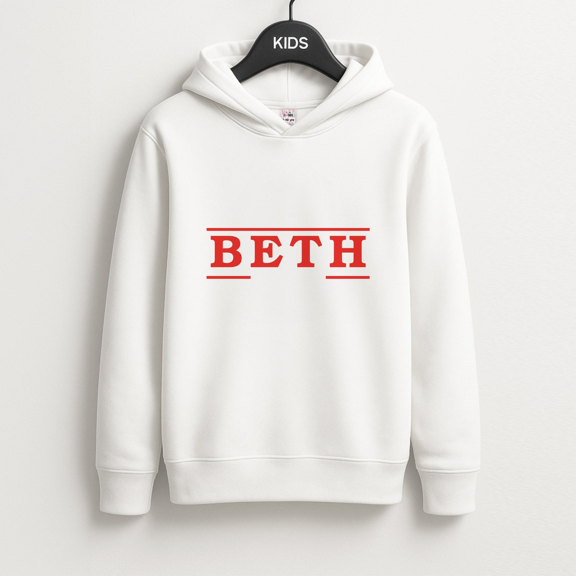 Title - Personalised Stranger Kids Hoodie