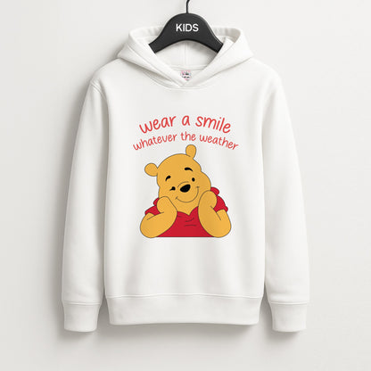 Wear A Smile Whatever The Weather  Unisex Kids Hoodie