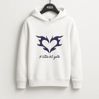 A Little Bit Goth Purple Kids Hoodie