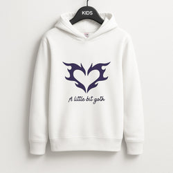 A Little Bit Goth Purple Unisex Kids Hoodie