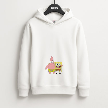 Patrick And Sponge Unisex Kids Hoodie