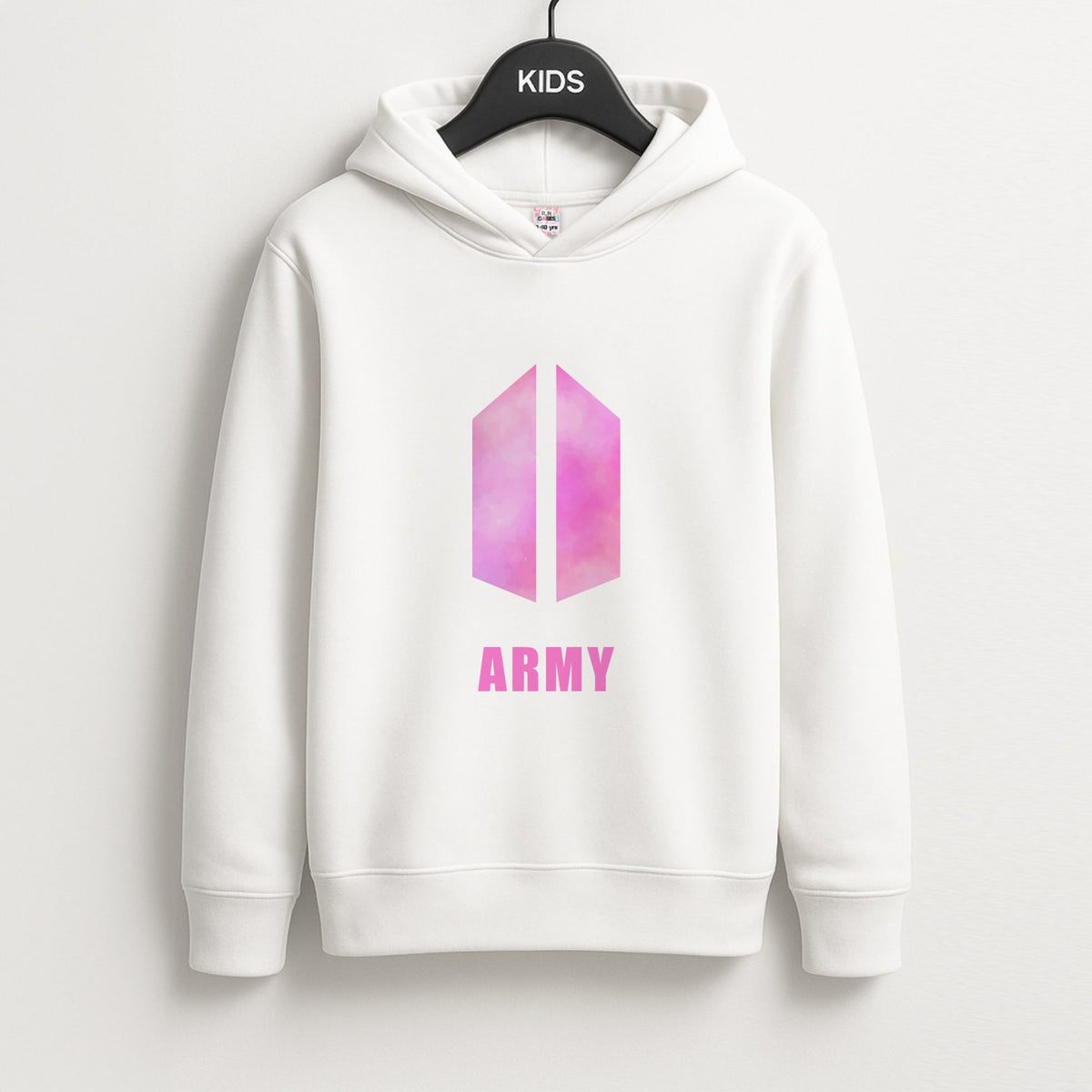 BTS Army Pink - K Pop Kids Hoodie