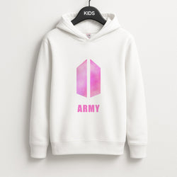 BTS Army Pink - K Pop Unisex Kids Hoodie