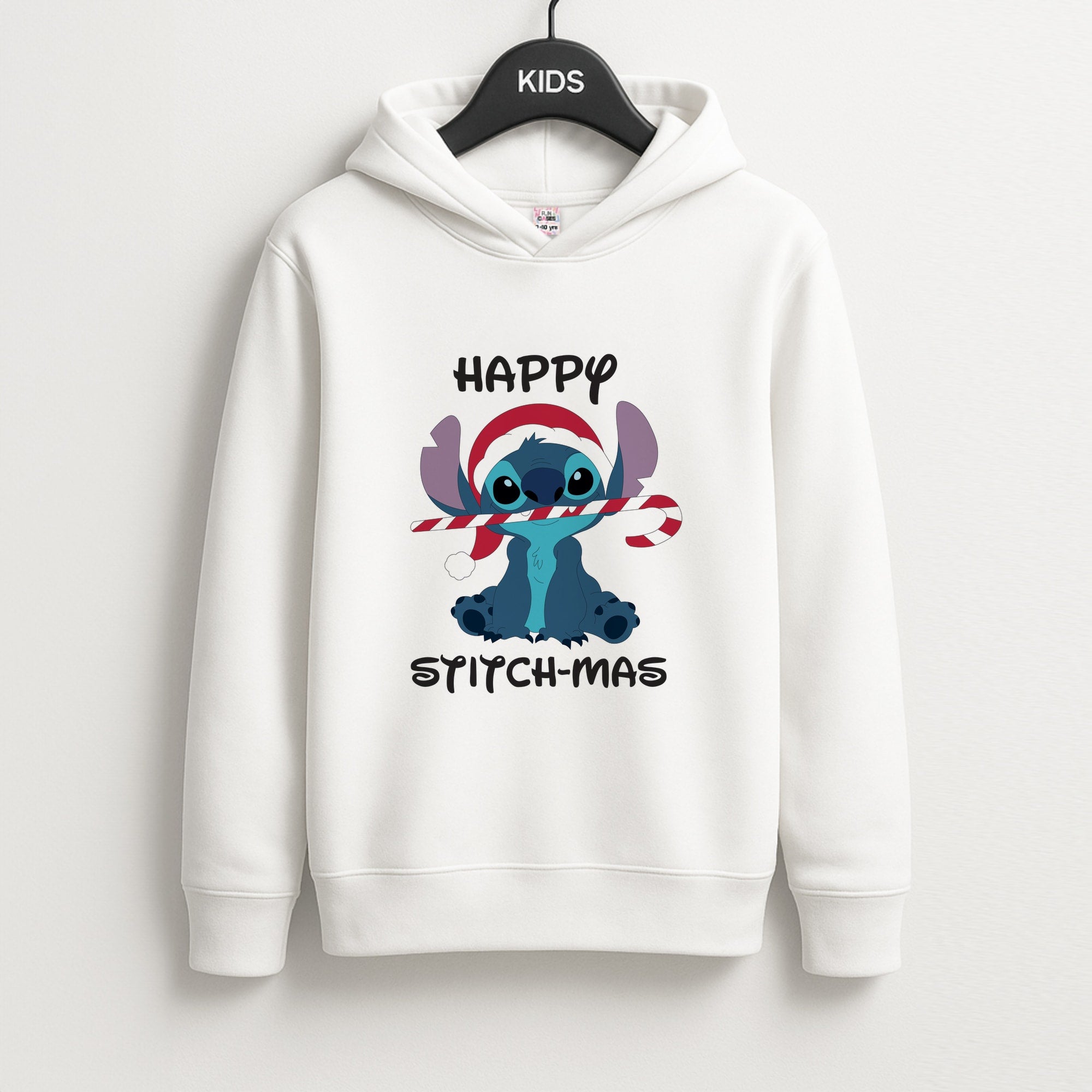 Happy Blue Alienmas - Christmas Unisex Kids Hoodie