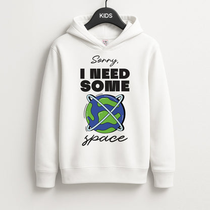 Cartoon I Need Some Space Unisex Kids Hoodie