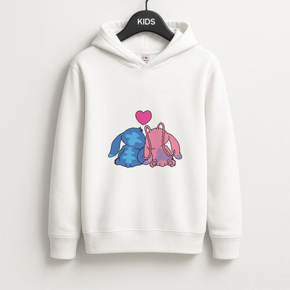 In Love - Pink Alien Unisex Kids Hoodie