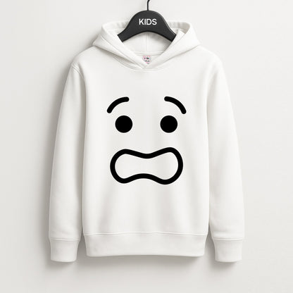 Brick Face Worried Unisex Kids Hoodie