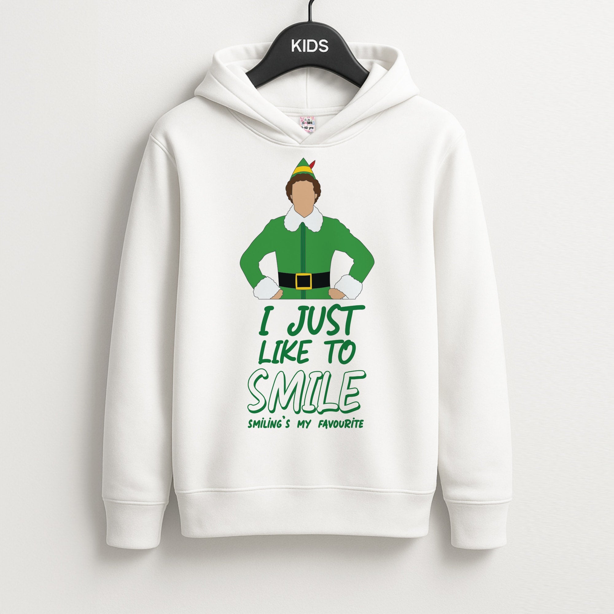 I Just Like To Smile Unisex Kids Hoodie