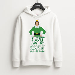I Just Like To Smile Unisex Kids Hoodie