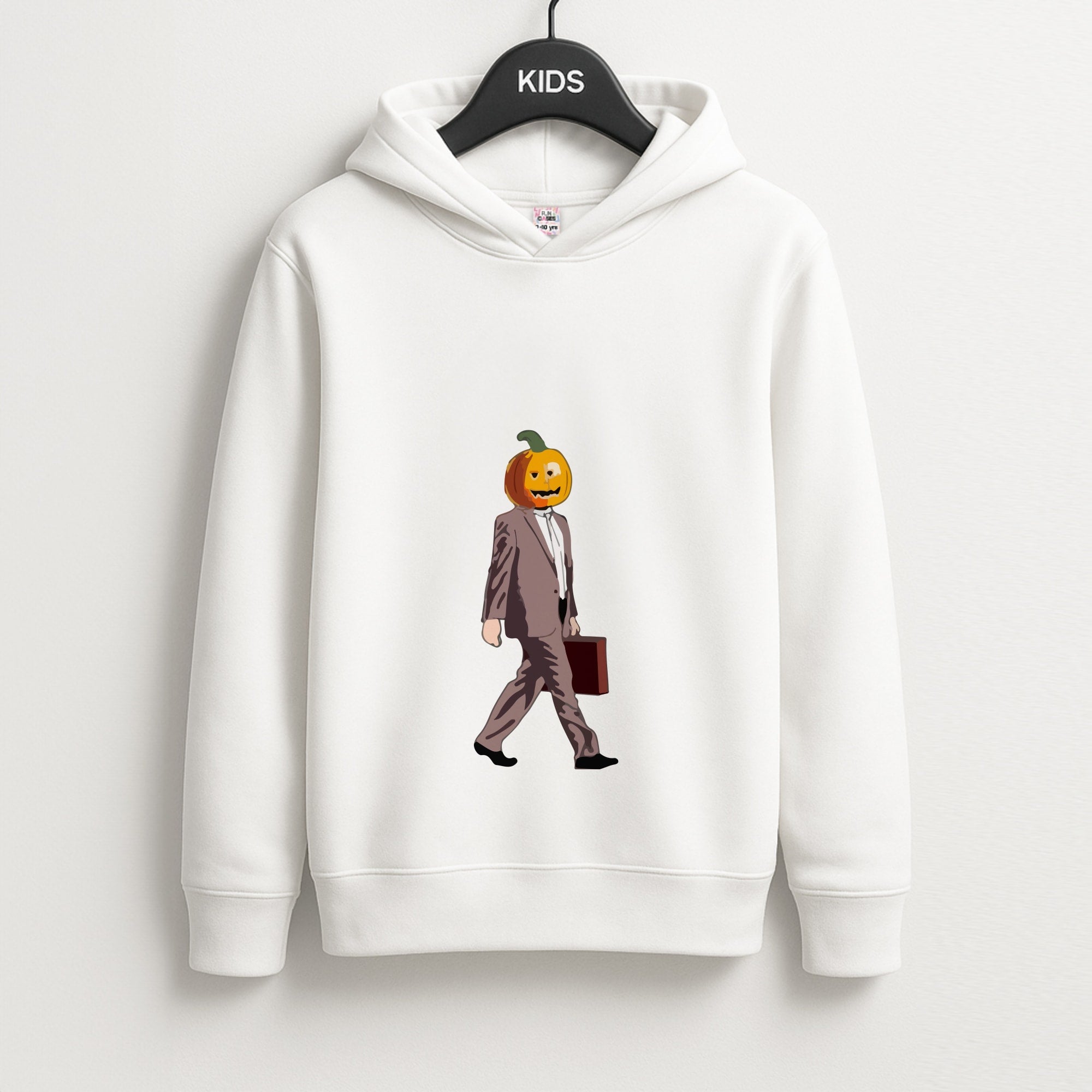 Dwight Pumpkin Head Unisex Kids Hoodie