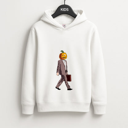 Dwight Pumpkin Head Unisex Kids Hoodie