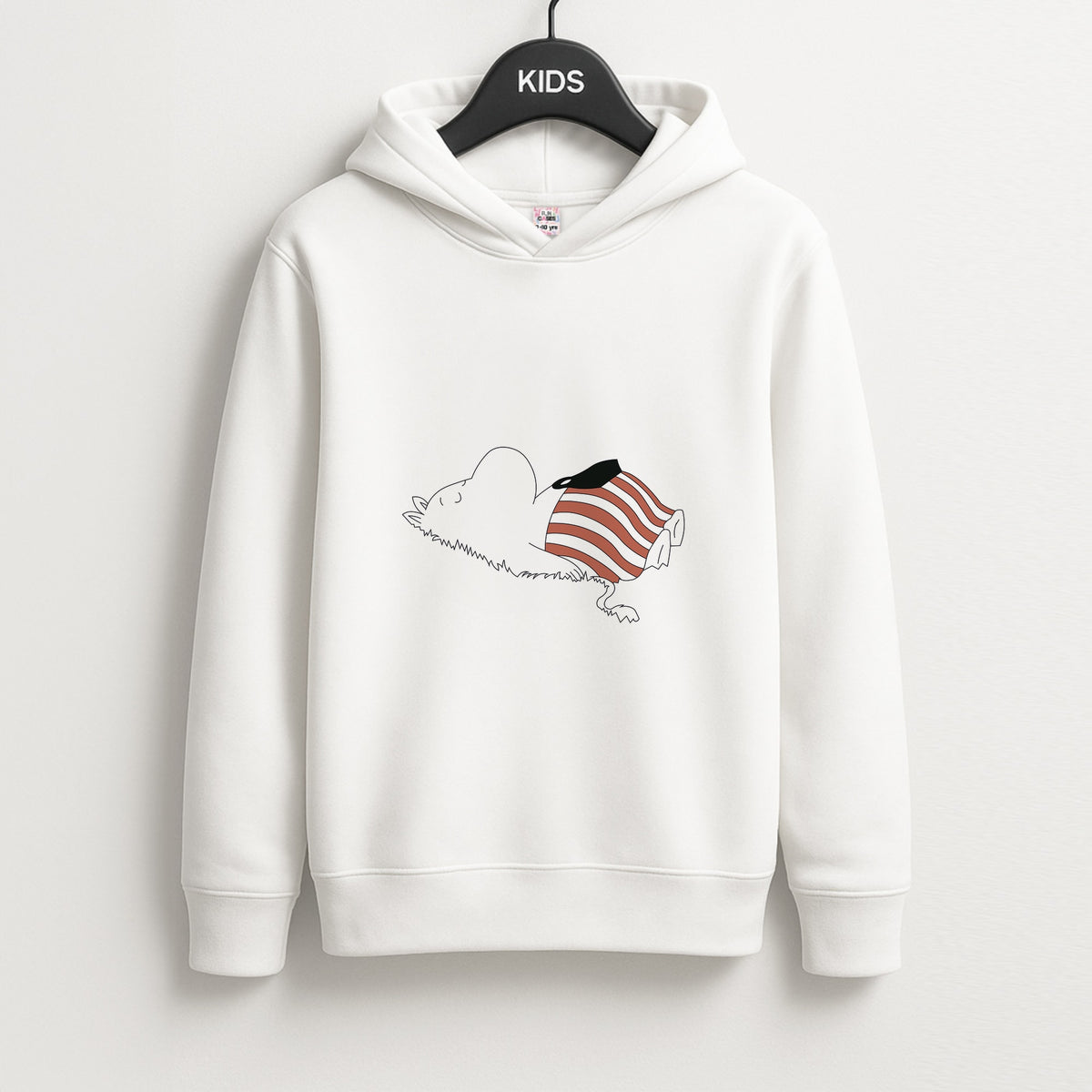 Moom On Grass Kids Hoodie