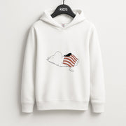 Moom On Grass Kids Hoodie 1