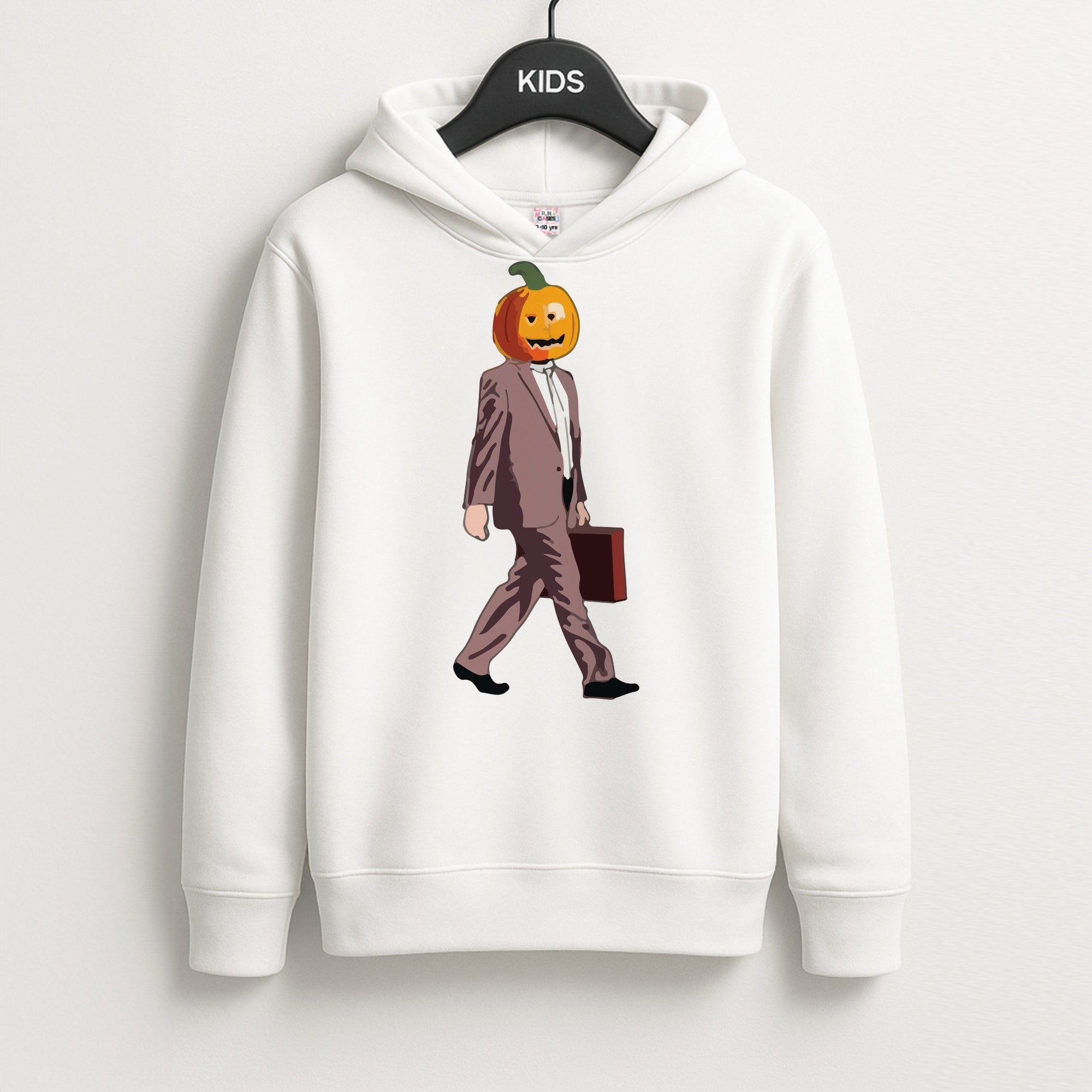 Dwight Pumpkin Head Kids Hoodie