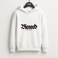 Glitter Blessed Kids Hoodie