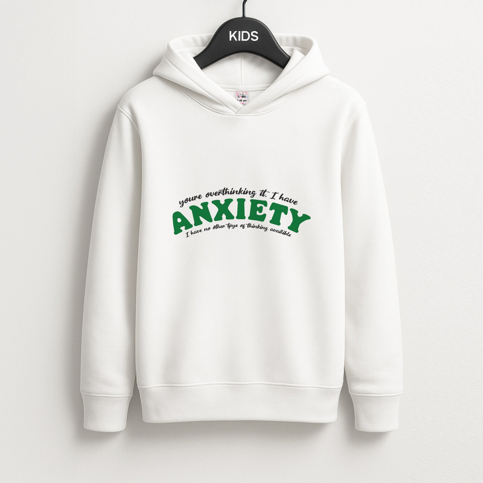You're Overthinking It Kids Hoodie