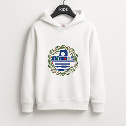 R2D2 Christmas Wreath Unisex Kids Hoodie