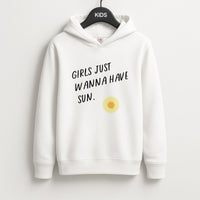 Girls Just Wanna Have Sun - Summer Kids Hoodie