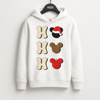 Ho Ho Ho Mickey Kids Hoodie