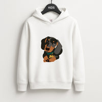 Black & brown - Dachshunds Kids Hoodie