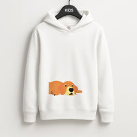 Laying and chilling - Dog Patterns Kids Hoodie