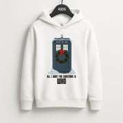 All I Want For Christmas Is Who - Doctor Who Kids Hoodie 1