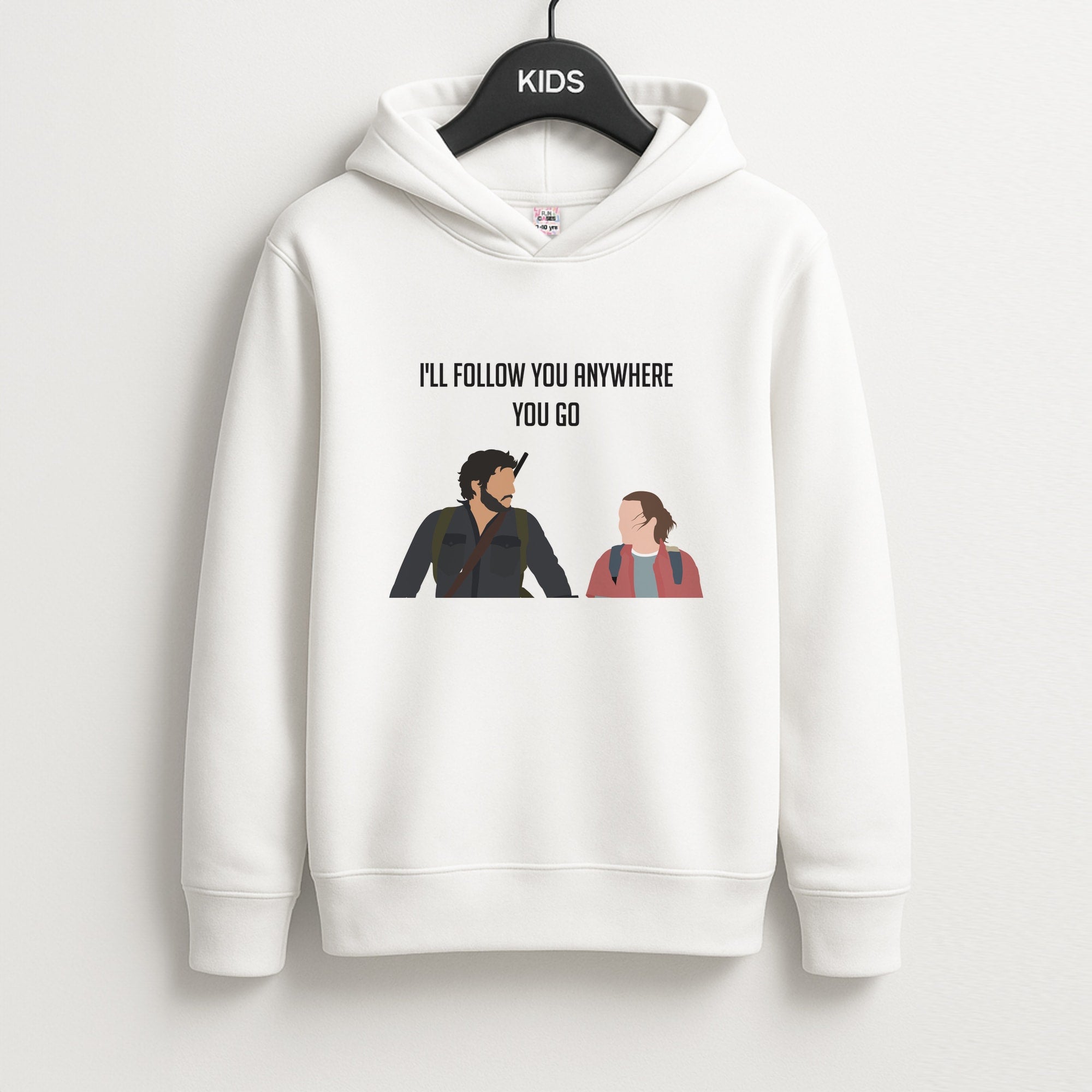 I'll Follow You Anywhere Ellie And Joel Kids Hoodie