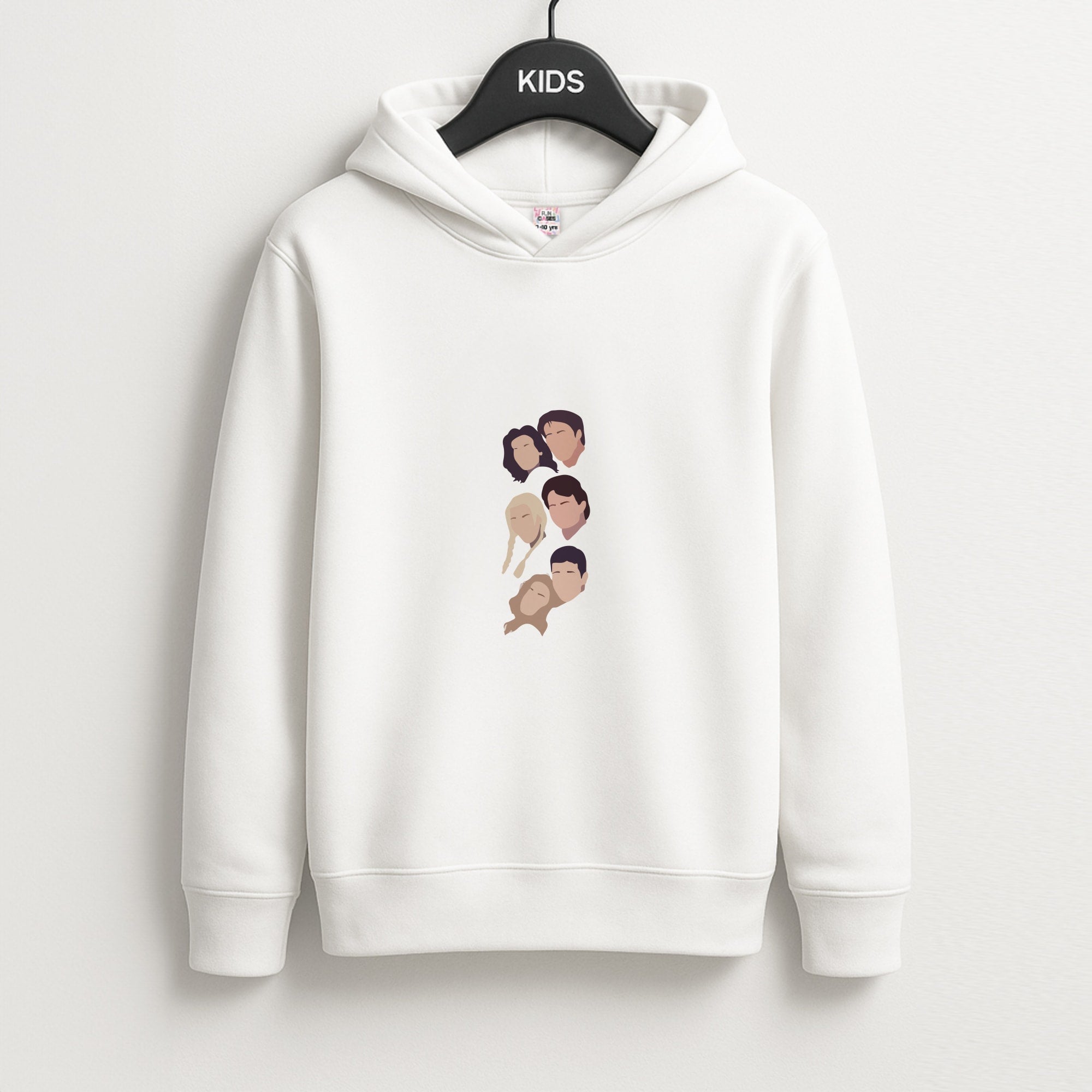 Cast Faces Unisex Kids Hoodie