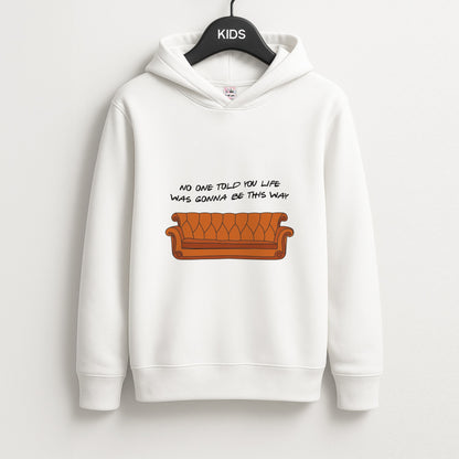 No One Told You Pattern Unisex Kids Hoodie