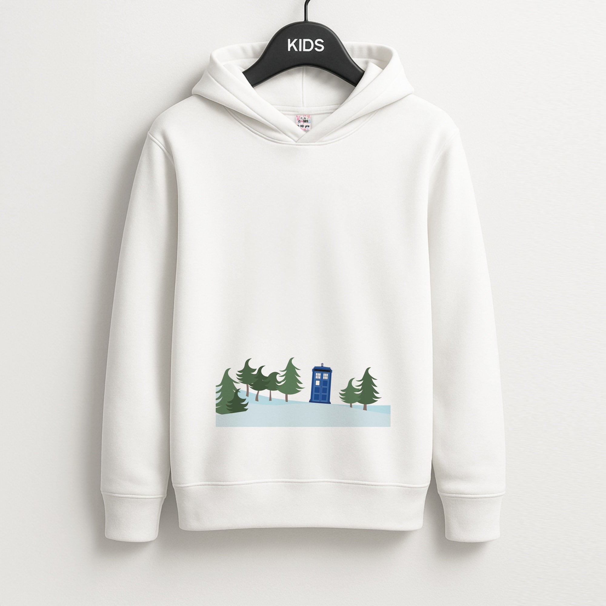 Christmas Tardis - Doctor Who Unisex Kids Hoodie