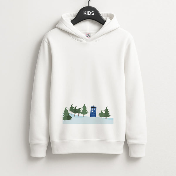 Christmas Tardis - Doctor Who Unisex Kids Hoodie