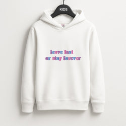 Leave Fast Or Stay Forever - Fender Kids Hoodie