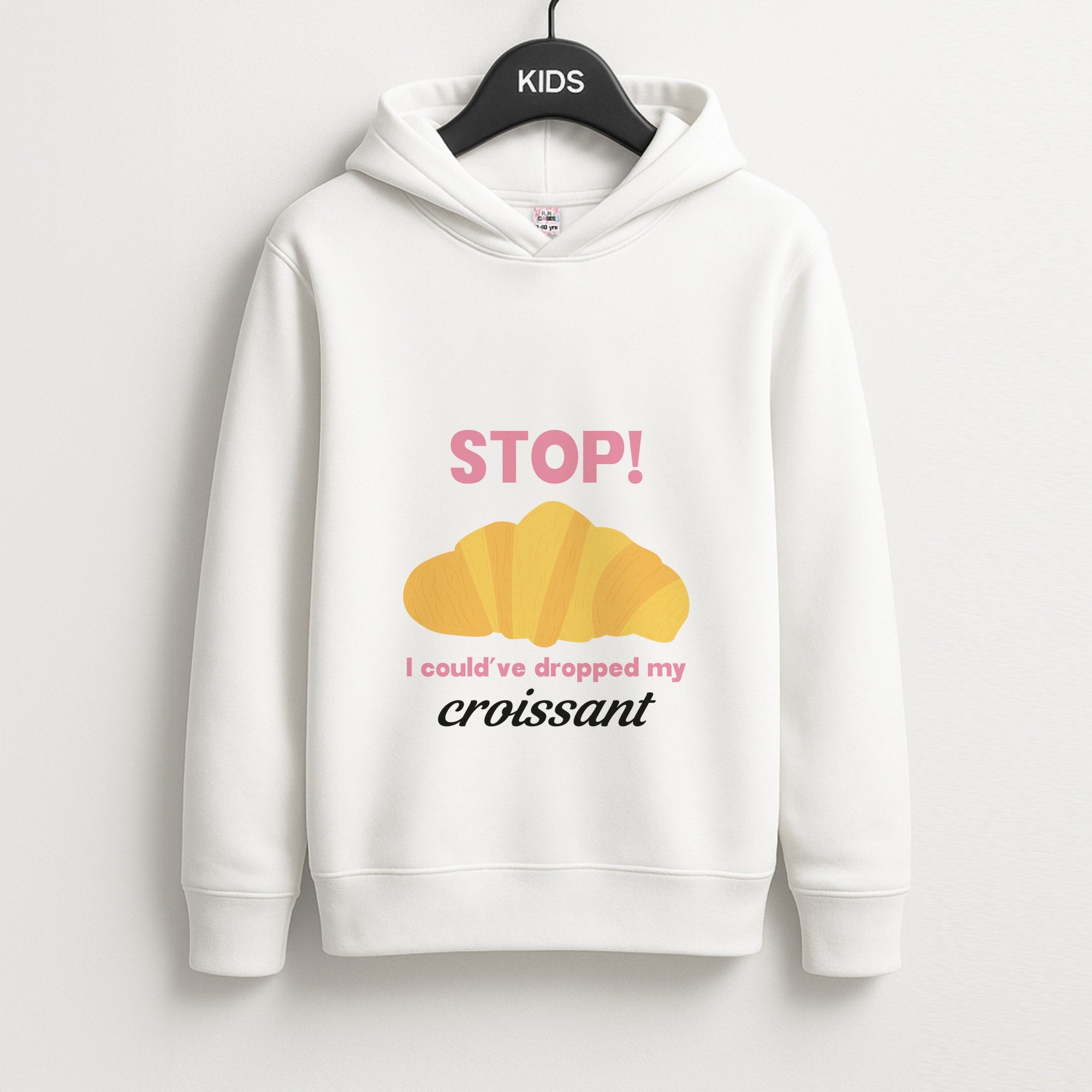 I Could've Dropped My Croissant - Memes Kids Hoodie