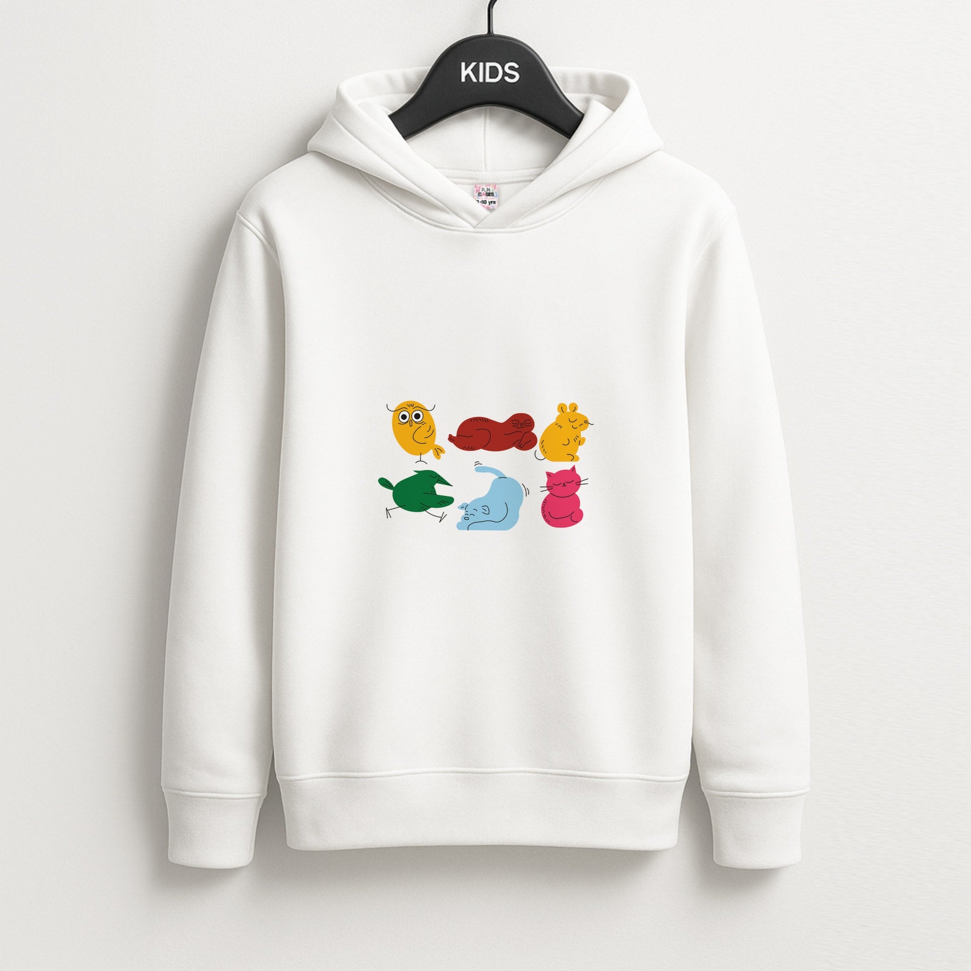 Animal Doodles - Chamberlain Unisex Kids Hoodie