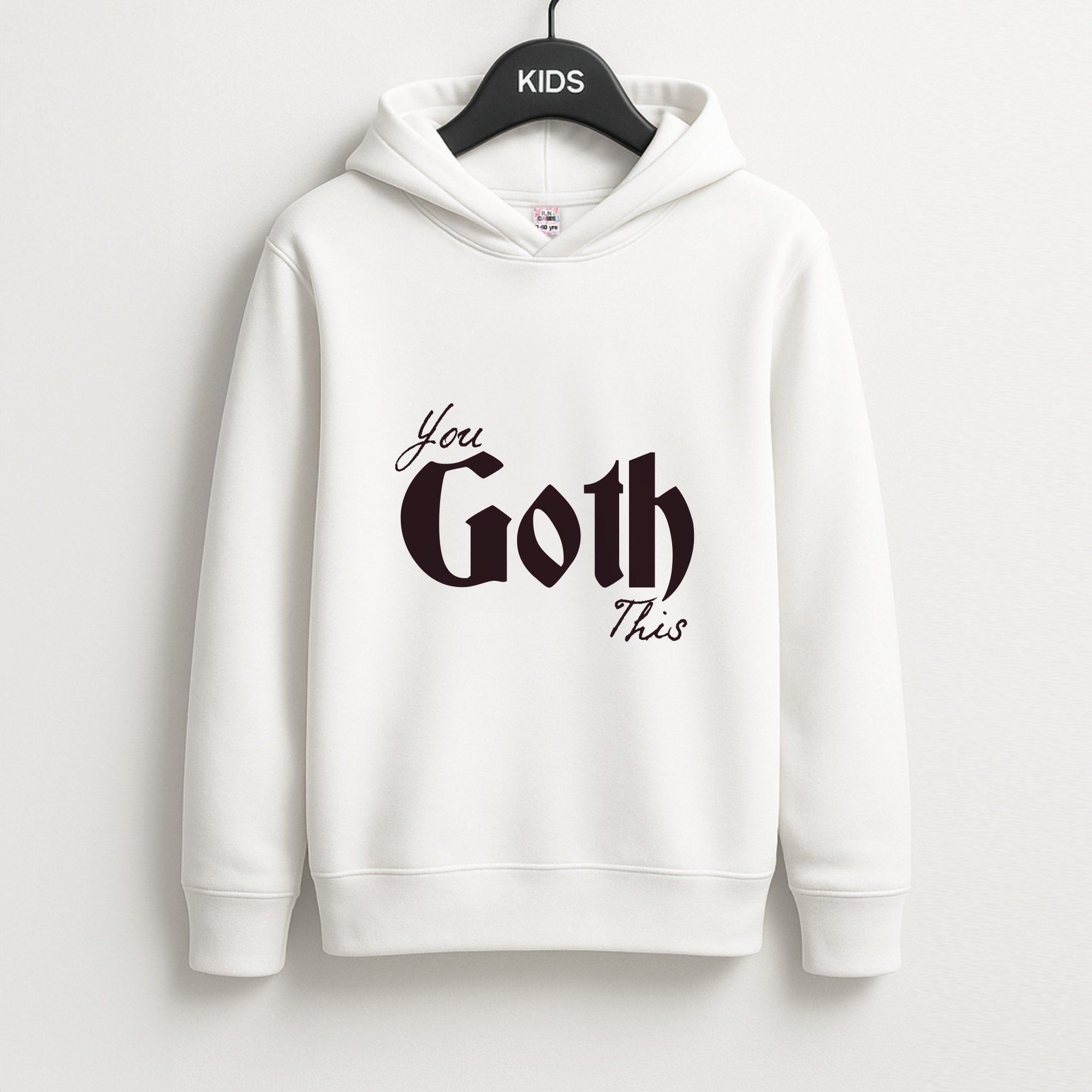 You Goth This Tartan Kids Hoodie