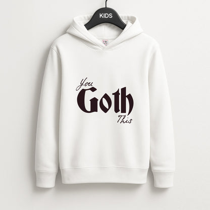 You Goth This Tartan Unisex Kids Hoodie