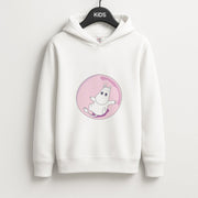 Moomin In A Pink Bubble  Kids Hoodie 1