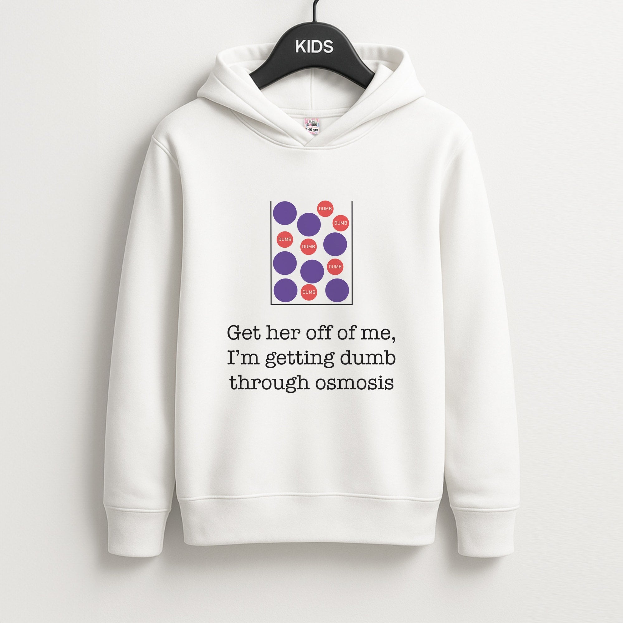 Dumb Osmosis Unisex Kids Hoodie