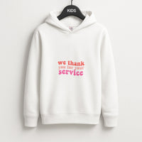 We Thank You For Your Service - Heart TV Kids Hoodie