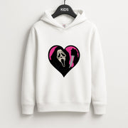 Heart face - Halloween Kids Hoodie 1
