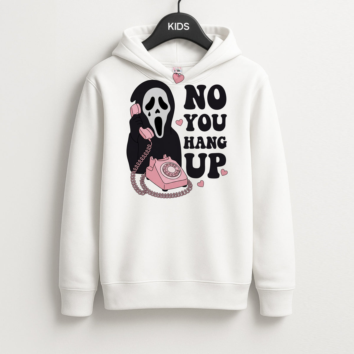 No You Hang Up Kids Hoodie