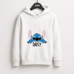 Blue Alien - Personalised Disney Unisex Kids Hoodie
